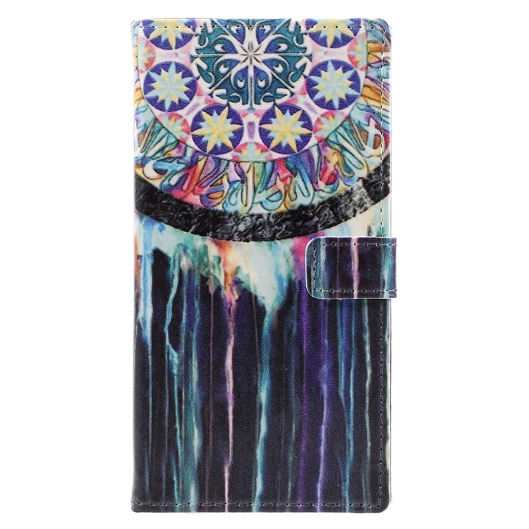 Pattern Printing Magnetic Leather Stand Phone Protection Cover for Huawei Y6 Pro (2017) / Enjoy 7 / P9 lite mini - Ancient Pattern-1