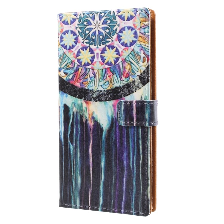 Pattern Printing Magnetic Leather Stand Phone Protection Cover for Huawei Y6 Pro (2017) / Enjoy 7 / P9 lite mini - Ancient Pattern-3