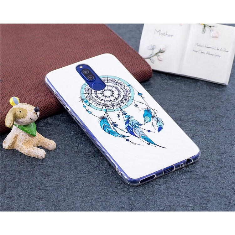 Luminous Glow Pattern Printing TPU Back Phone Case for Huawei Mate 10 Lite / nova 2i / Maimang 6 / Honor 9i (India) - Dream Catcher-4