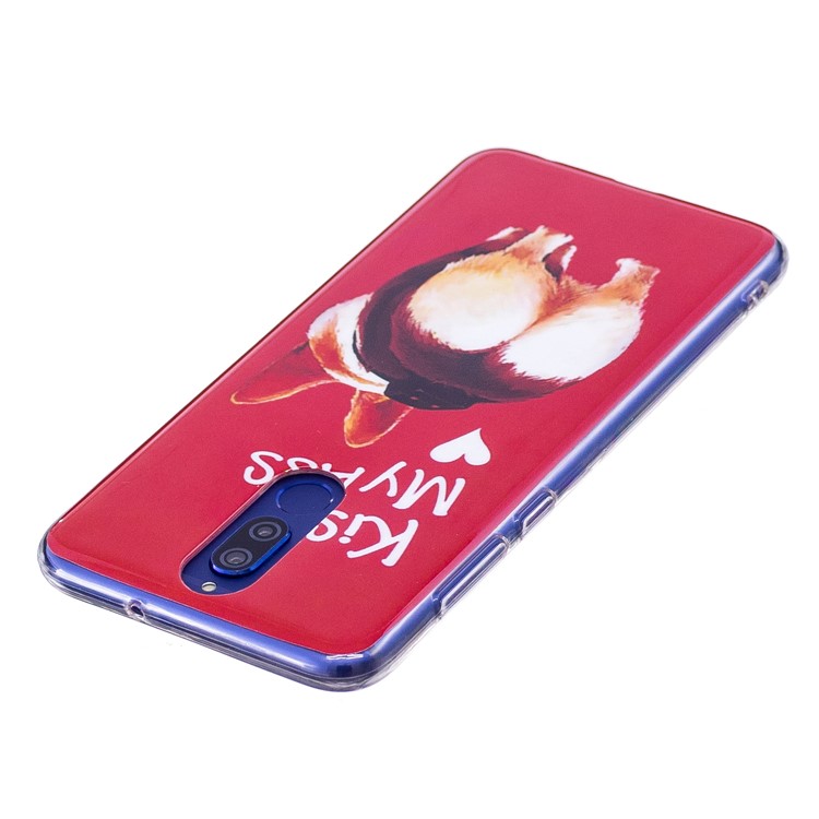 Luminous Glow Pattern Printing TPU Phone Casing for Huawei Mate 10 Lite / nova 2i / Maimang 6 / Honor 9i (India) - Corgi Butt-3