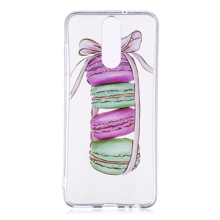 Pattern Printing IMD TPU Case for Huawei Mate 10 Lite / nova 2i / Maimang 6 / Honor 9i (India) - Macaroon Pattern-1