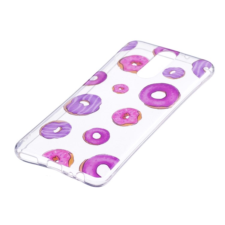 Pattern Printing IMD TPU Phone Cover for Huawei Mate 10 Lite / nova 2i / Maimang 6 / Honor 9i (India) - Doughnut Pattern-2