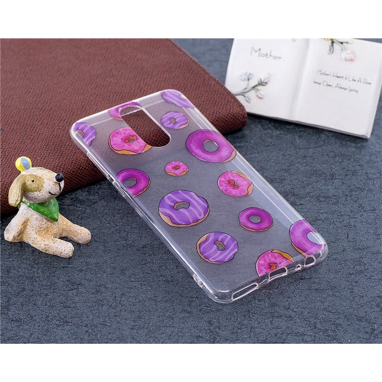 Pattern Printing IMD TPU Phone Cover for Huawei Mate 10 Lite / nova 2i / Maimang 6 / Honor 9i (India) - Doughnut Pattern-4