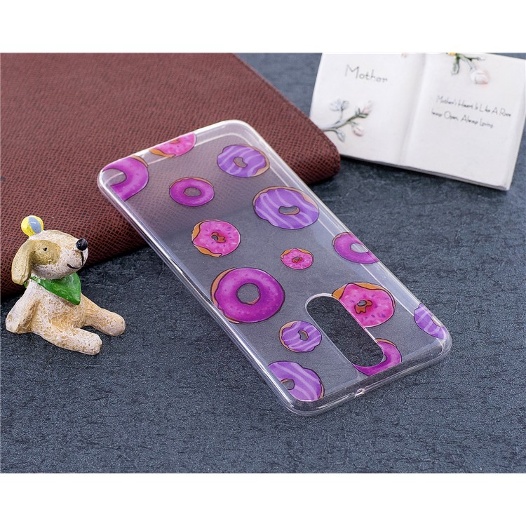 Pattern Printing IMD TPU Phone Cover for Huawei Mate 10 Lite / nova 2i / Maimang 6 / Honor 9i (India) - Doughnut Pattern-5