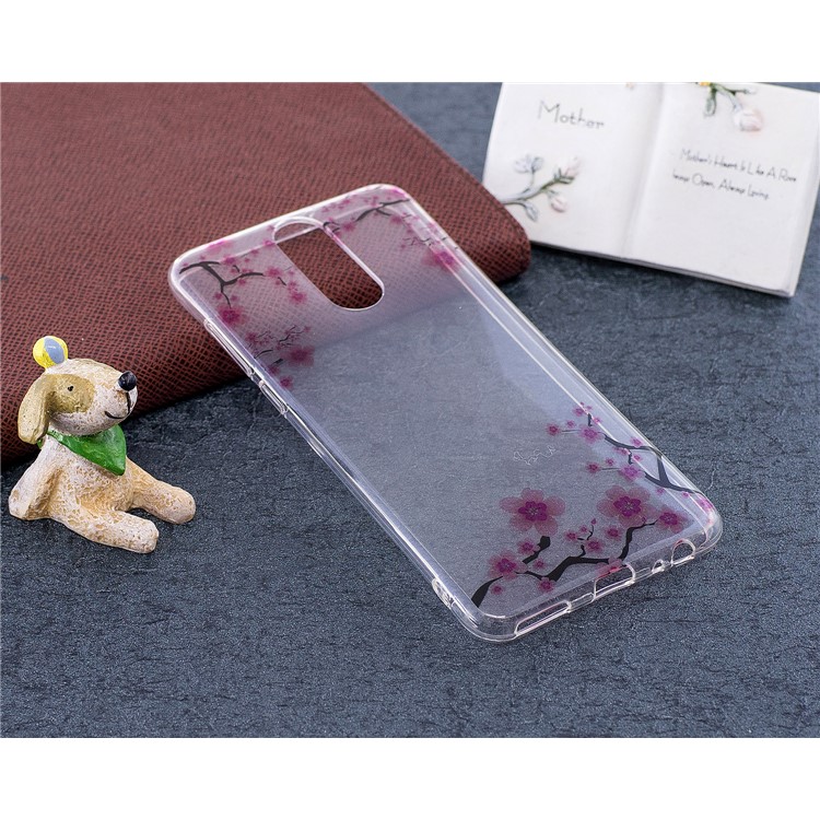 Pattern Printing IMD TPU Phone Shell for Huawei Mate 10 Lite / nova 2i / Maimang 6 / Honor 9i (India) - Plum Blossom-4