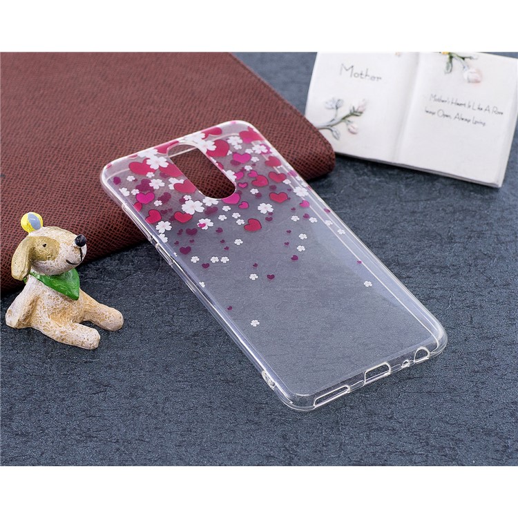 Pattern Printing IMD TPU Back Case for Huawei Mate 10 Lite / nova 2i / Maimang 6 / Honor 9i (India) - Hearts Pattern-4