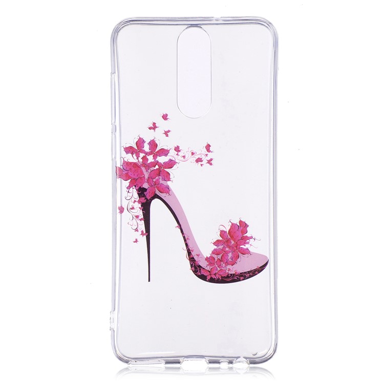 Pattern Printing IMD TPU Protector Shell for Huawei Mate 10 Lite / nova 2i / Maimang 6 / Honor 9i (India) - High-heeled Shoes-1