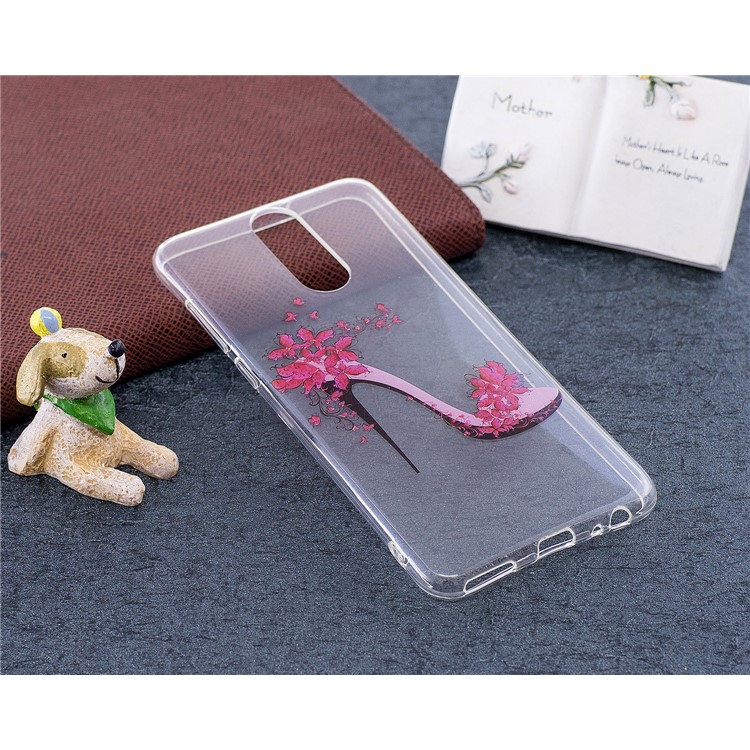 Pattern Printing IMD TPU Protector Shell for Huawei Mate 10 Lite / nova 2i / Maimang 6 / Honor 9i (India) - High-heeled Shoes-4