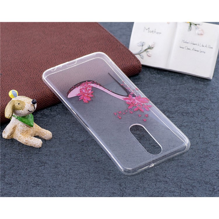 Pattern Printing IMD TPU Protector Shell for Huawei Mate 10 Lite / nova 2i / Maimang 6 / Honor 9i (India) - High-heeled Shoes-5