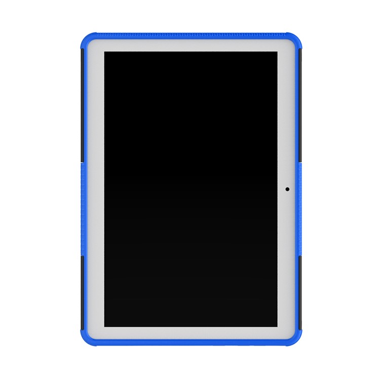 Tyre Pattern Kickstand PC + TPU Hybrid Mobile Cover for Huawei MediaPad T3 10 (9.6inch) - Blue-3