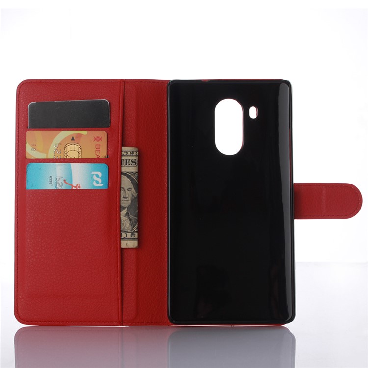 Lychee Wallet Leather Stand Case Cover for Huawei Mate 8 / Ascend Mate8 - Red-4