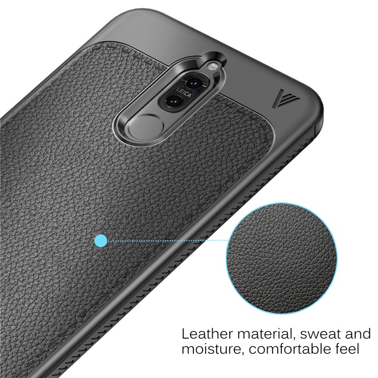 LENUO Gentlemen Series Soft TPU Case for Huawei Mate 10 Lite / nova 2i / Maimang 6 / Honor 9i (India) - Black-4