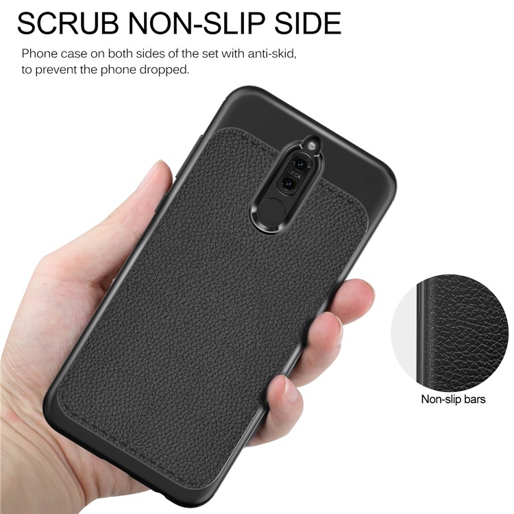 LENUO Gentlemen Series Soft TPU Case for Huawei Mate 10 Lite / nova 2i / Maimang 6 / Honor 9i (India) - Black-7