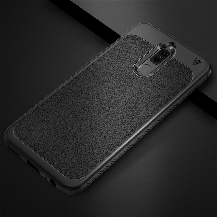 LENUO Gentlemen Series Soft TPU Case for Huawei Mate 10 Lite / nova 2i / Maimang 6 / Honor 9i (India) - Black-9
