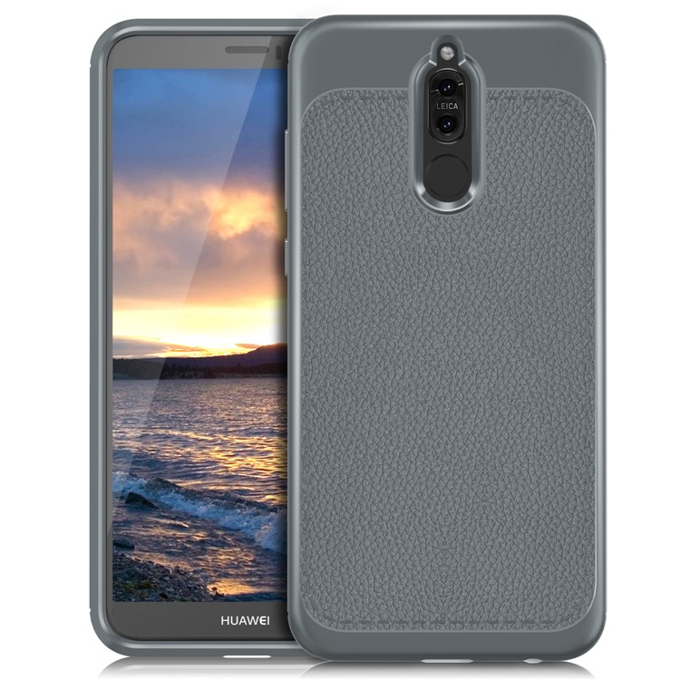 LENUO Gentlemen Series Soft TPU Back Case for Huawei Mate 10 Lite / nova 2i / Maimang 6 / Honor 9i (India) - Grey-3