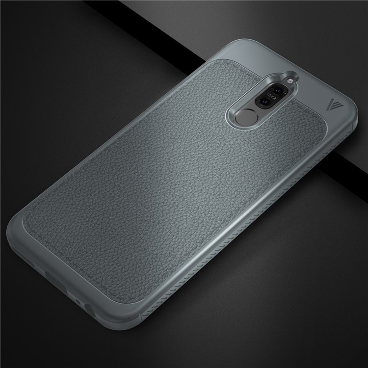 LENUO Gentlemen Series Soft TPU Back Case for Huawei Mate 10 Lite / nova 2i / Maimang 6 / Honor 9i (India) - Grey-9
