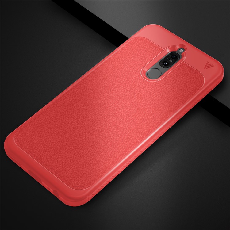 LENUO Gentlemen Series Soft TPU Shell Case for Huawei Mate 10 Lite / nova 2i / Maimang 6 / Honor 9i (India) - Red-8