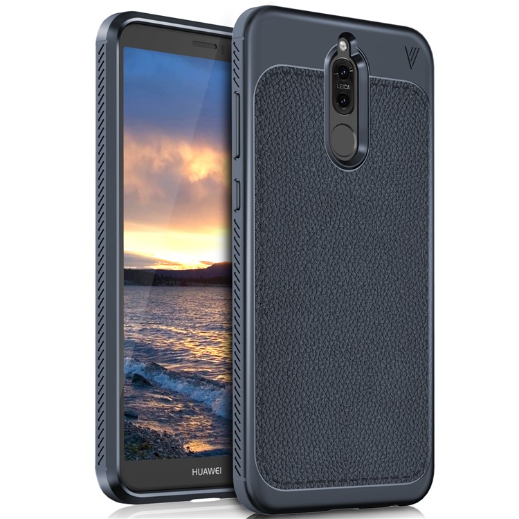 LENUO Gentlemen Series Soft TPU Cover Case for Huawei Mate 10 Lite / nova 2i / Maimang 6 / Honor 9i (India) - Dark Blue-1