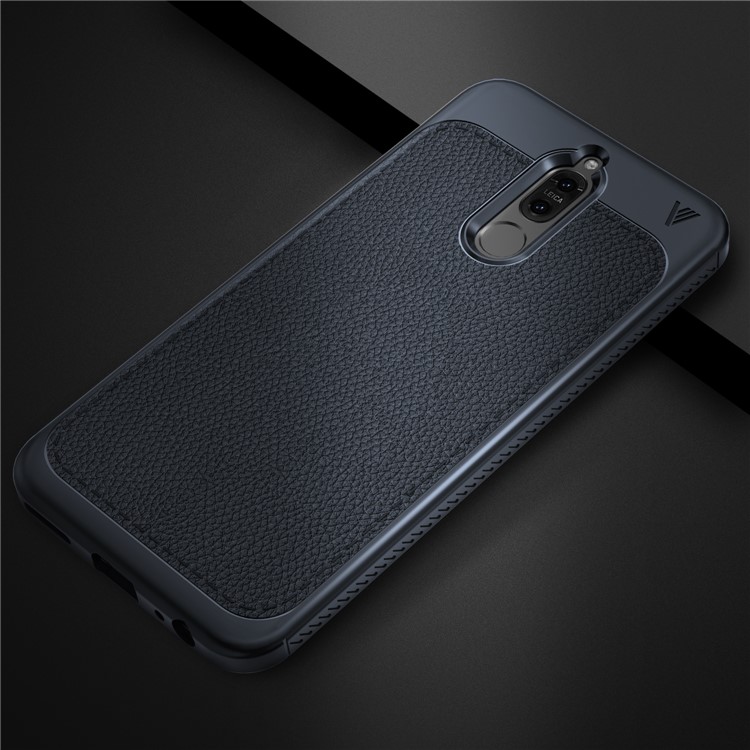 LENUO Gentlemen Series Soft TPU Cover Case for Huawei Mate 10 Lite / nova 2i / Maimang 6 / Honor 9i (India) - Dark Blue-9