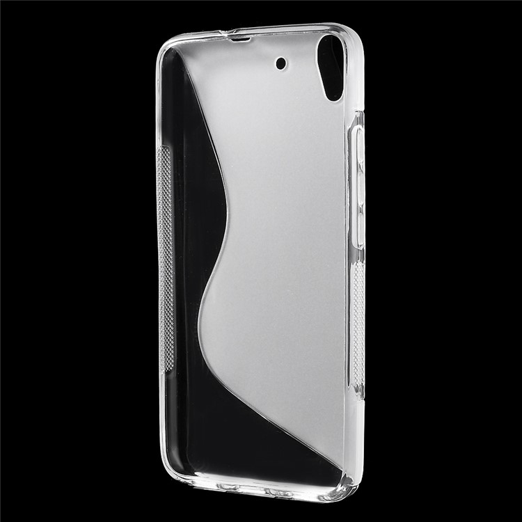 S Shape TPU Skin Cover for Huawei Honor 4A / Y6 - Transparent-2