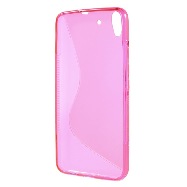 S Shape TPU Mobile Phone Cover for Huawei Honor 4A / Y6 - Rose-2