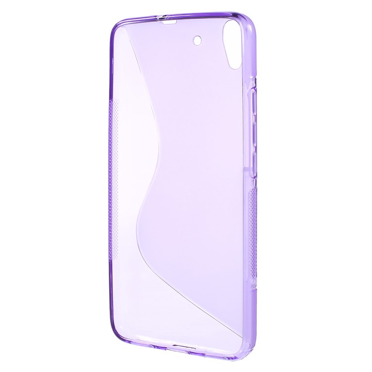S Shape Gel TPU Cover Accessory for Huawei Honor 4A / Y6 - Purple-2