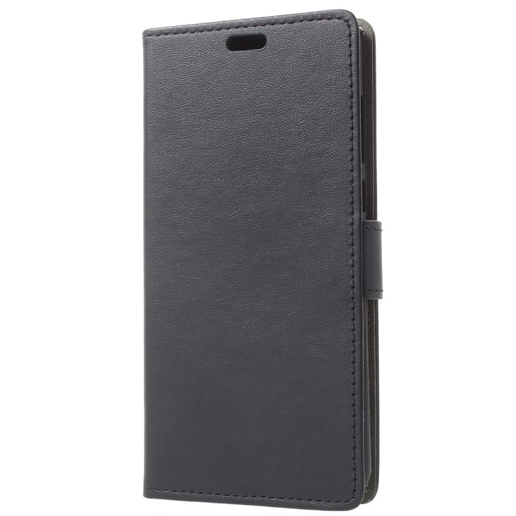 Wallet Leather Flip Stand Mobile Phone Case for Huawei nova 2s - Black-3