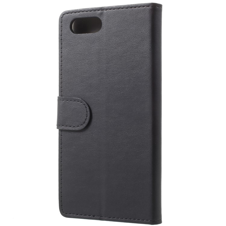 Wallet Leather Flip Stand Mobile Phone Case for Huawei nova 2s - Black-4