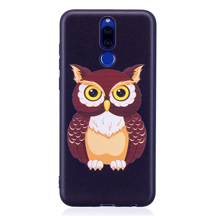 Custodia Protettiva In TPU Per Stampa Morbida In Rilievo Per Huawei Mate 10 Lite / nova 2i / Maimang 6 / Honor 9i (india) - Gufo-2