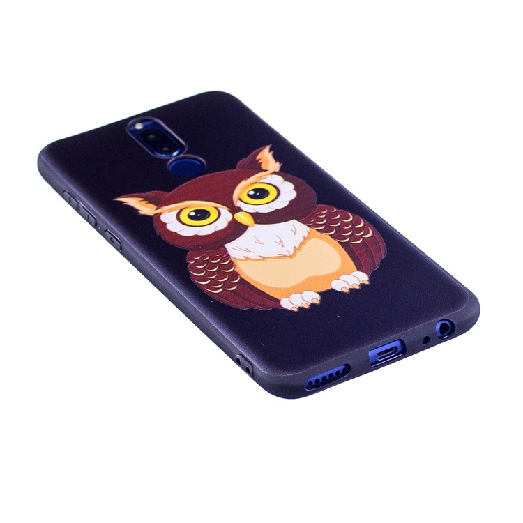 Custodia Protettiva In TPU Per Stampa Morbida In Rilievo Per Huawei Mate 10 Lite / nova 2i / Maimang 6 / Honor 9i (india) - Gufo-3