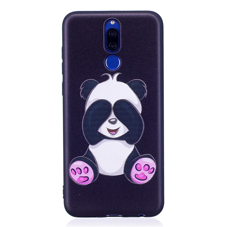 Soft Embossed Pattern Printing TPU Protective Back Casing for Huawei Mate 10 Lite / nova 2i / Maimang 6 / Honor 9i (India) - Cute Panda-2
