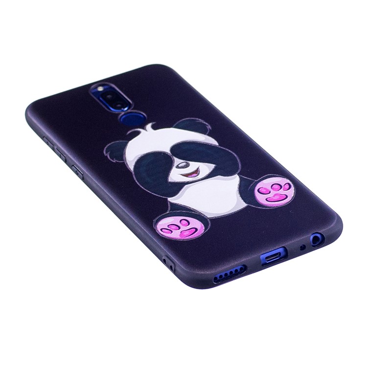 Soft Embossed Pattern Printing TPU Protective Back Casing for Huawei Mate 10 Lite / nova 2i / Maimang 6 / Honor 9i (India) - Cute Panda-3