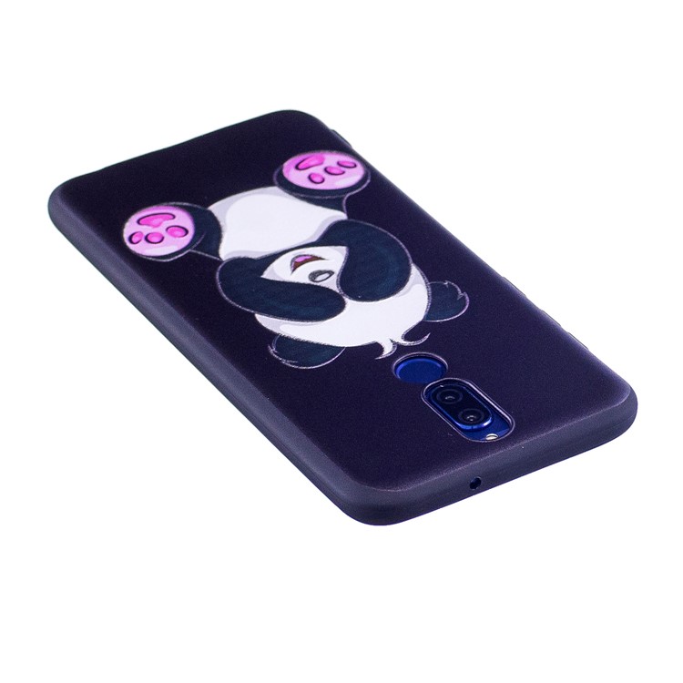 Soft Embossed Pattern Printing TPU Protective Back Casing for Huawei Mate 10 Lite / nova 2i / Maimang 6 / Honor 9i (India) - Cute Panda-4