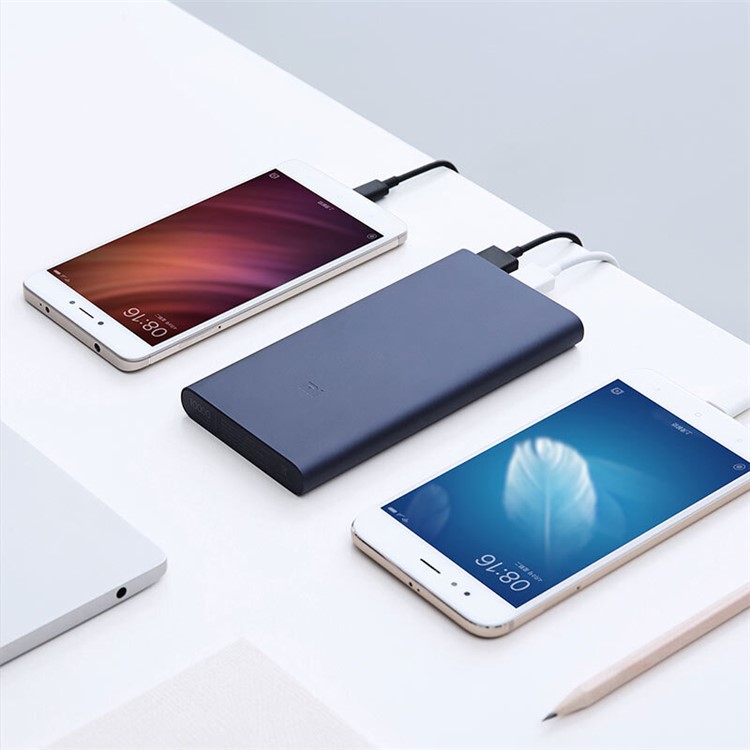 XIAOMI 10000mAh Power Bank 2 Portable External Mobile Power Battery for iPhone Samsung Xiaomi etc. - Black-7