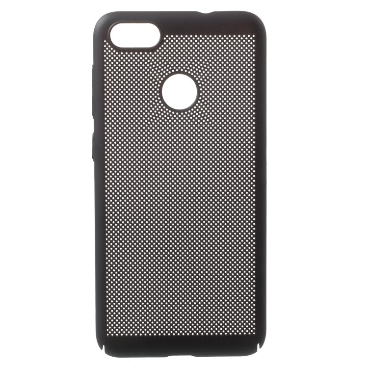 Hollow Mesh Heat Dissipation PC Cover for Huawei P9 lite mini / Y6 Pro (2017) / Enjoy 7 - Black-1