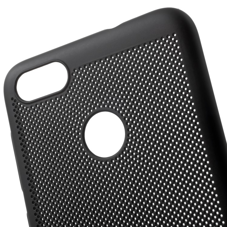 Hollow Mesh Heat Dissipation PC Cover for Huawei P9 lite mini / Y6 Pro (2017) / Enjoy 7 - Black-3