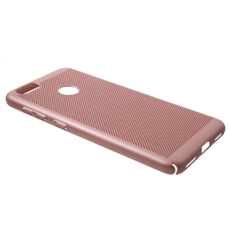 Hollow Mesh Heat Dissipation PC Shell for Huawei P9 lite mini / Y6 Pro (2017) / Enjoy 7 - Rose Gold-2