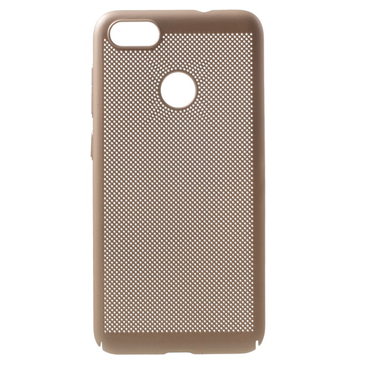 Hollow Mesh Heat Dissipation PC Casing for Huawei P9 lite mini / Y6 Pro (2017) / Enjoy 7 - Gold-1
