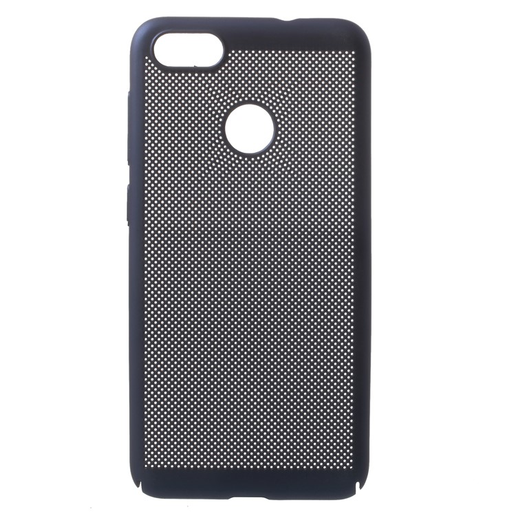 Hollow Mesh Heat Dissipation PC Mobile Phone Cover for Huawei P9 lite mini / Y6 Pro (2017) / Enjoy 7 - Blue-1