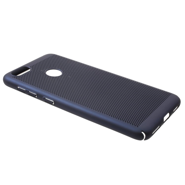 Hollow Mesh Heat Dissipation PC Mobile Phone Cover for Huawei P9 lite mini / Y6 Pro (2017) / Enjoy 7 - Blue-2
