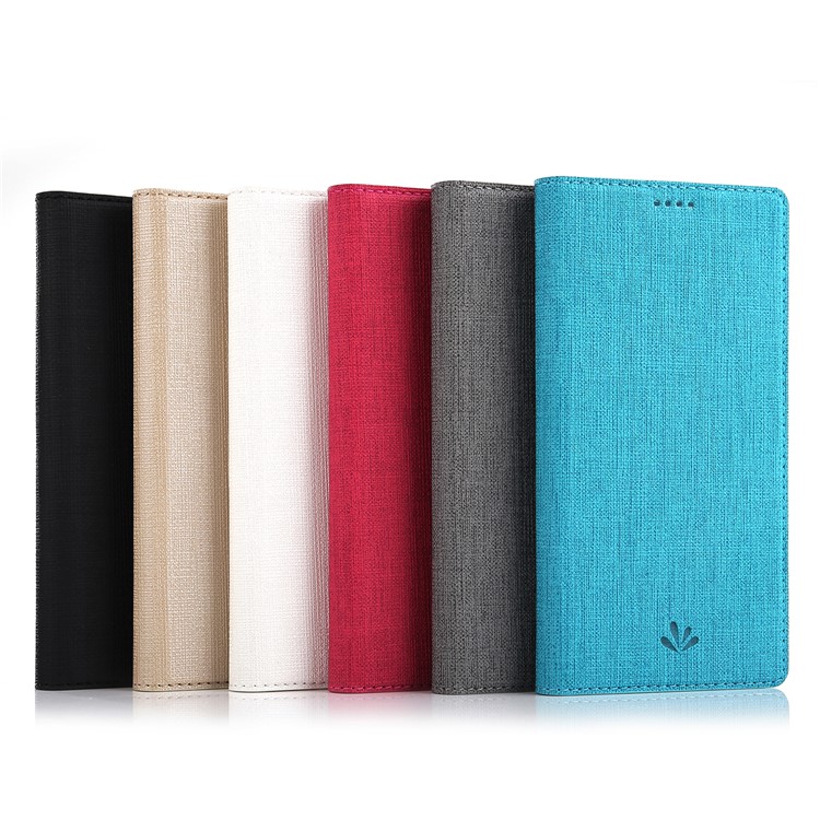 VILI DMX Cross Texture Card Holder Leather Stand Case for Huawei Honor View 10 / V10 - Grey-13