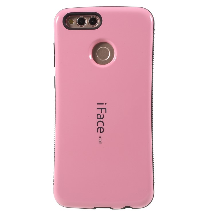 IFACE MALL Hybrid PC + TPU Phone Shell for Huawei Honor 7X - Pink-1