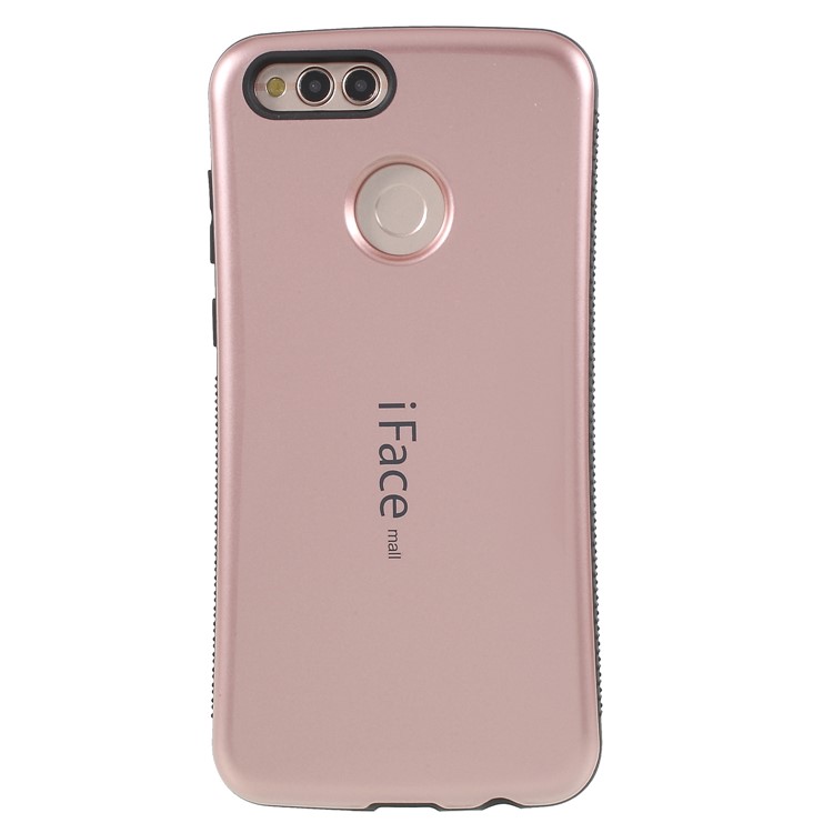IFACE MALL PC + TPU Combo Mobile Phone Case for Huawei Honor 7X - Rose Gold-1