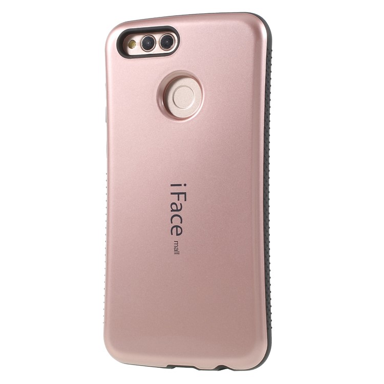 IFACE MALL PC + TPU Combo Mobile Phone Case for Huawei Honor 7X - Rose Gold-2