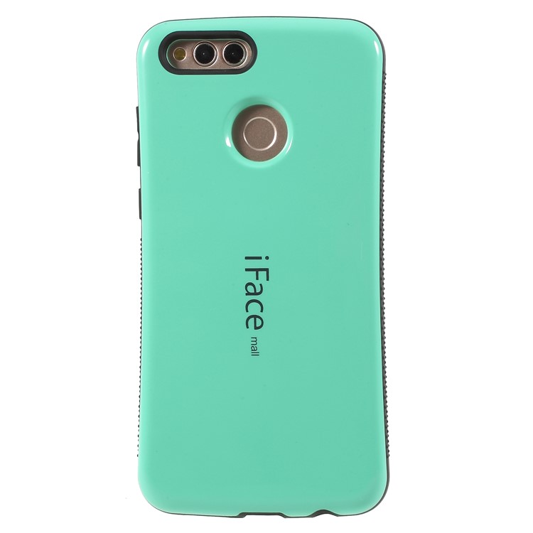 IFACE MALL Hybrid PC + TPU Case Protector for Huawei Honor 7X - Cyan-1