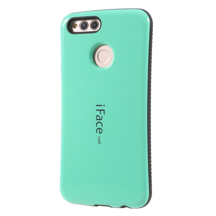 IFACE MALL Hybrid PC + TPU Case Protector for Huawei Honor 7X - Cyan-2
