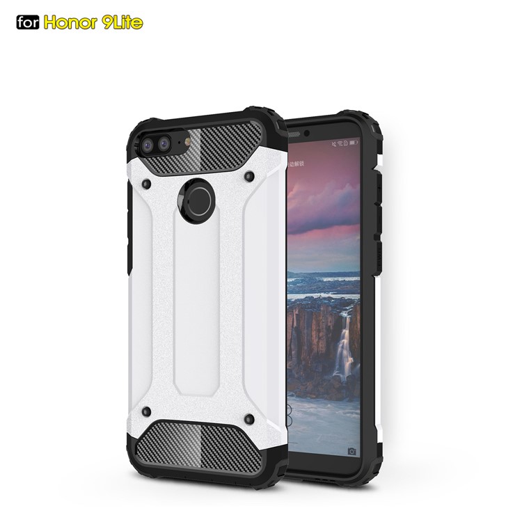 Armor Guard Plastic + TPU Hybrid Cell Phone Shell for Huawei Honor 9 Lite / Honor 9 Youth Edition - White-1