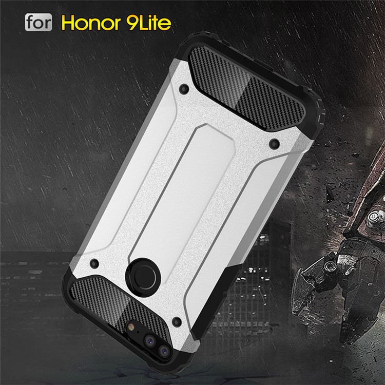 Armor Guard Plastic + TPU Hybrid Cell Phone Shell for Huawei Honor 9 Lite / Honor 9 Youth Edition - White-9