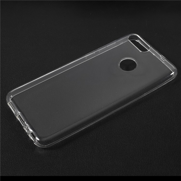 For Huawei Honor 7S Clear TPU Cover Case with Non-slip Inner - Transparent-1