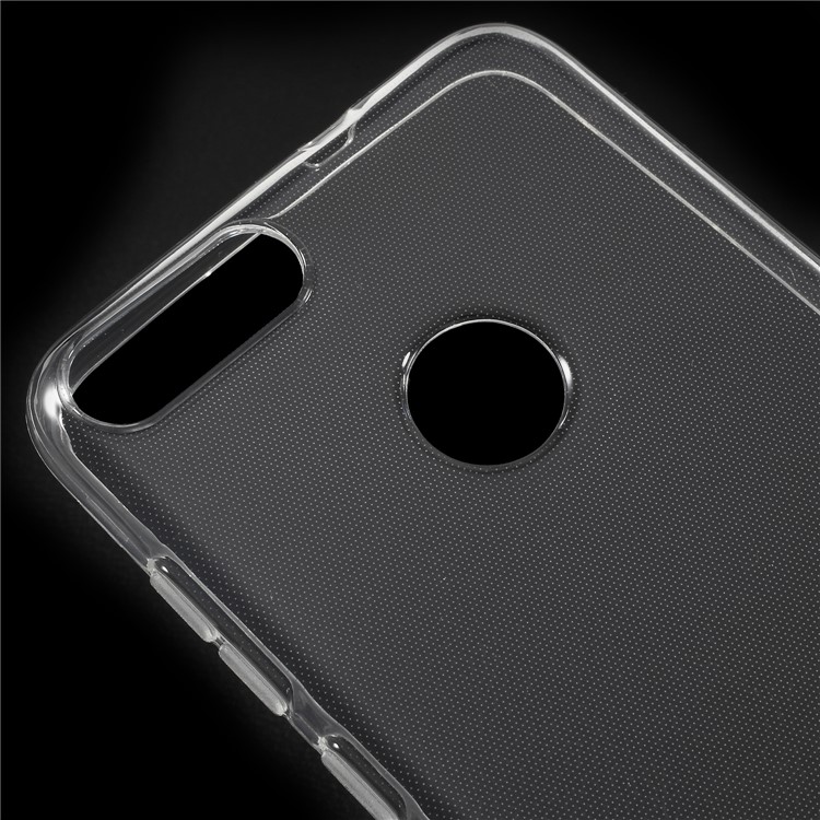 For Huawei Honor 7S Clear TPU Cover Case with Non-slip Inner - Transparent-3